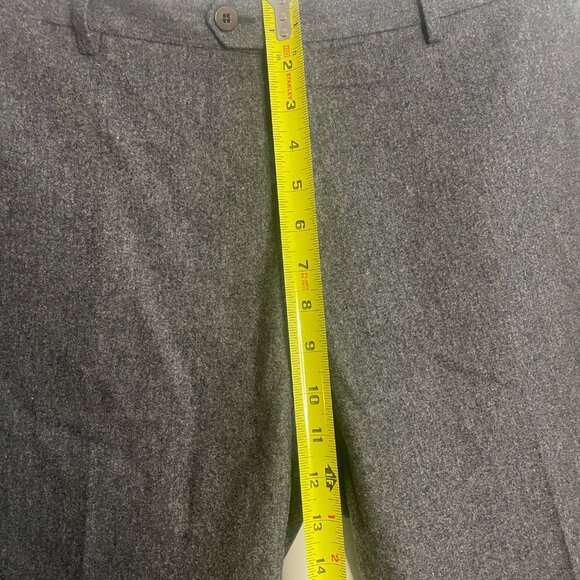 Gray Wool Flannel Trousers - Picture 5 of 9